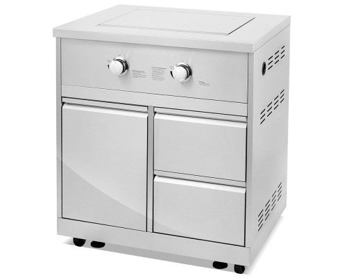 Встраиваемый модуль с двойной газовой конфоркой из нержавеющей стали GRILLI 777333