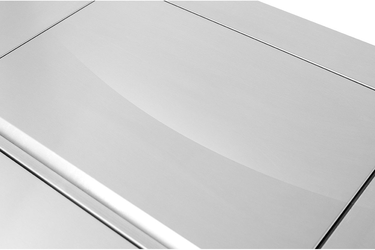 Встраиваемый модуль с двойной газовой конфоркой из нержавеющей стали GRILLI 777333