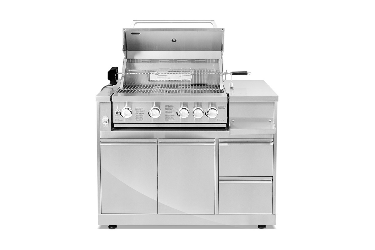 Окремо стоячий модуль під вбудований гриль з нержавіючої сталі GRILLI 777340