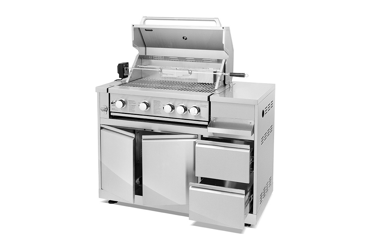 Окремо стоячий модуль під вбудований гриль з нержавіючої сталі GRILLI 777340