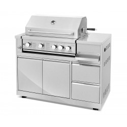 Отдельно стоящий модуль под встраиваемый гриль из нержавеющей стали GRILLI 777340