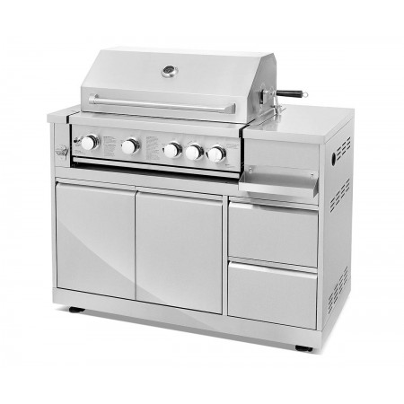 Окремо стоячий модуль під вбудований гриль з нержавіючої сталі GRILLI 777340