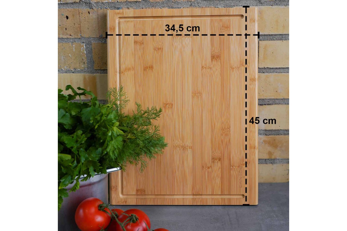 Разделочная доска SANTOS, бамбук 45 х 34,5 х 2,5 см 899232