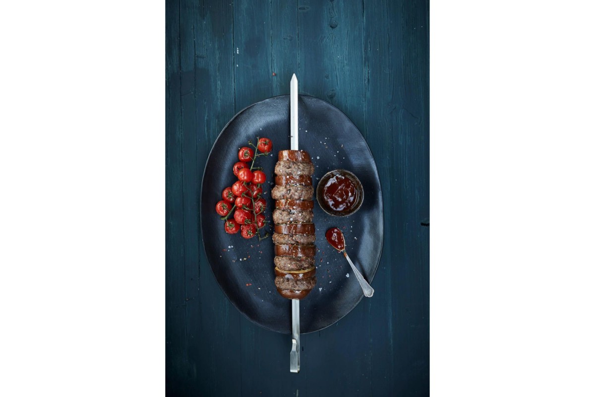 Набор шампуров для вертела SANTOS, XXL, для всех распространенных вертелей, нержавеющая сталь 898600