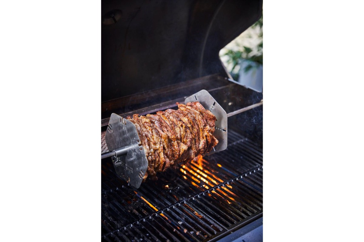 Набор шампуров для вертела SANTOS, XXL, для всех распространенных вертелей, нержавеющая сталь 898600