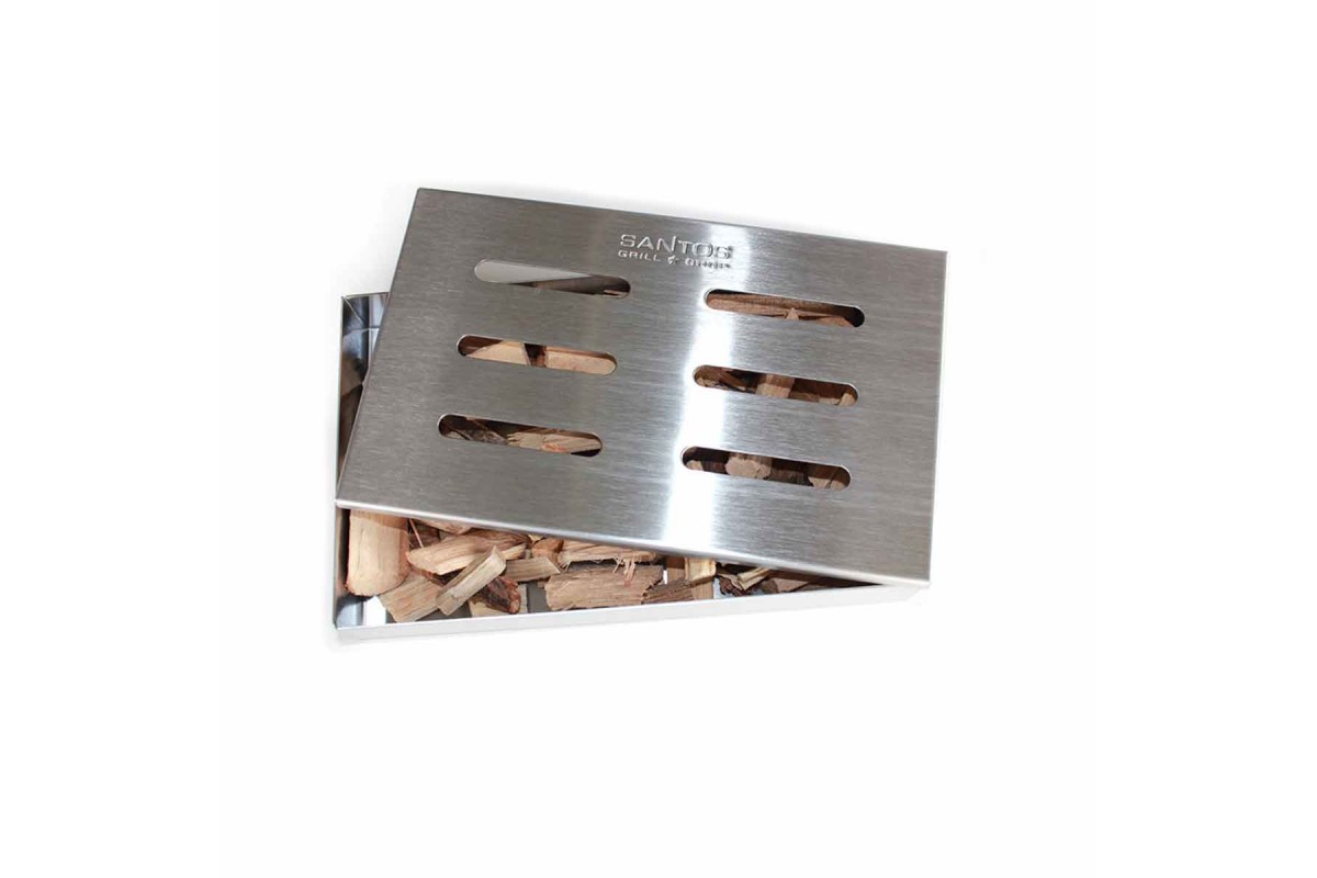 Коробочка для копчения SANTOS, из нержавеющей стали, 21 x 13 x 3,4 см. 231