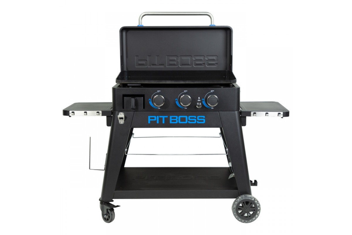 Портативный газовый гриль-планча Pit Boss Ultimate, на 3 горелки, съемный, со столом, 10810