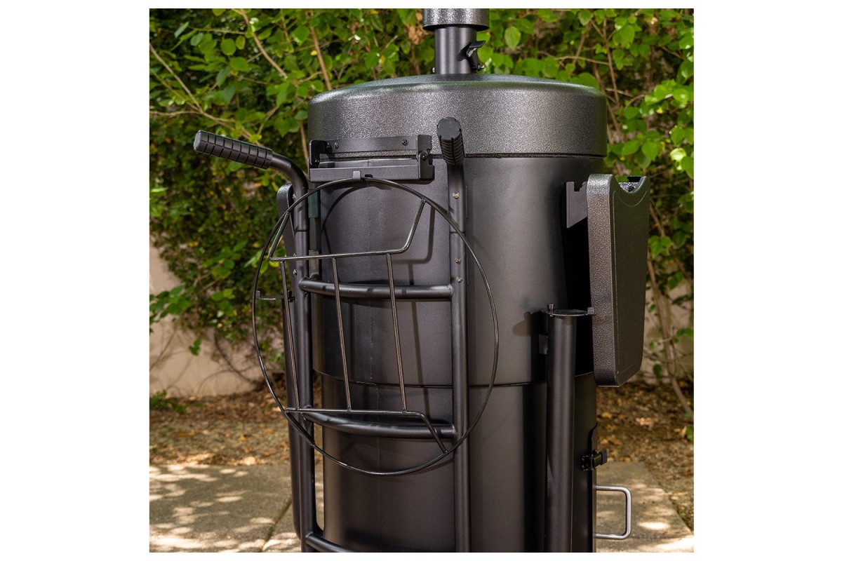Вугільний смокер Pit Boss Champion, бочкова форма, коптильня-гриль, 10806