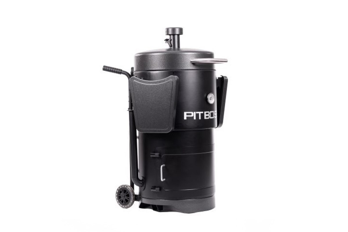 Вугільний смокер Pit Boss Champion, бочкова форма, коптильня-гриль, 10806