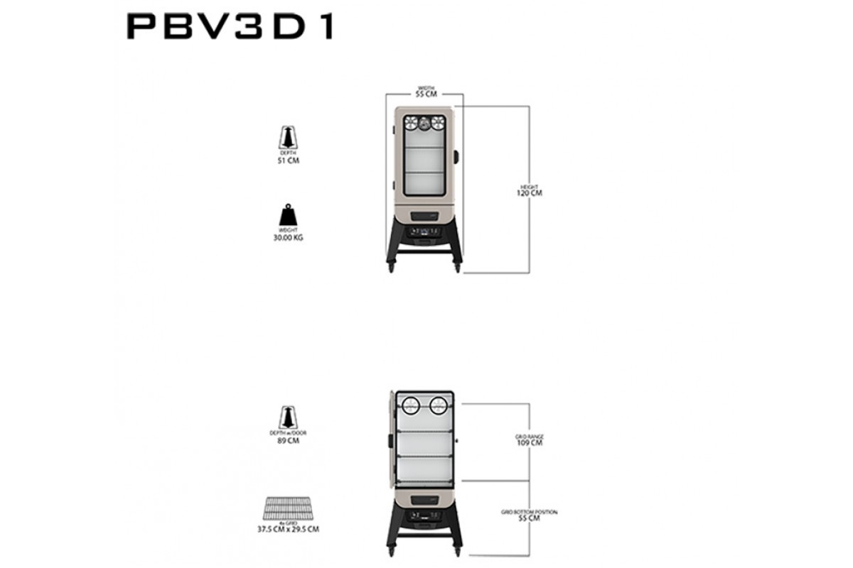 Електричний гриль-смокер Pit Boss 3-Series Digital Electric, 10600