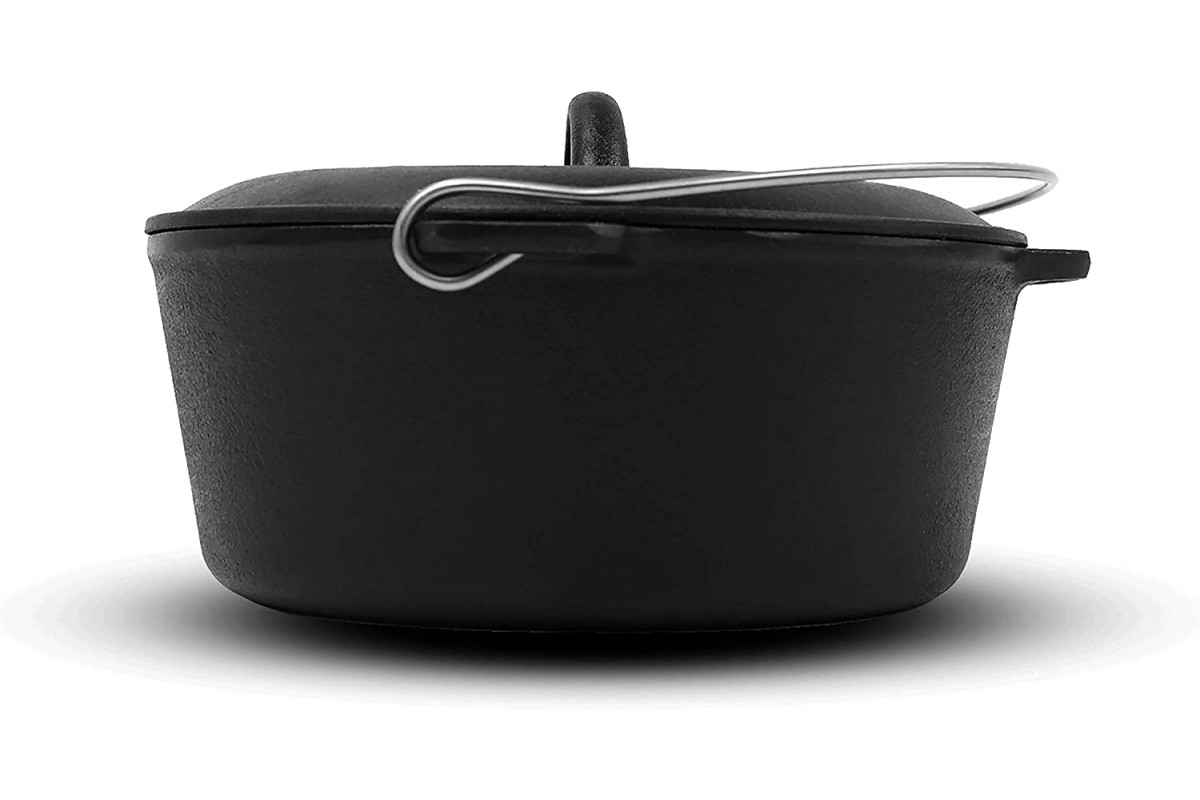 Набор чугунных изделий Pit Boss, 2 сковороды, 1 котел, 2 крышки, кожаная рукавица, 40266