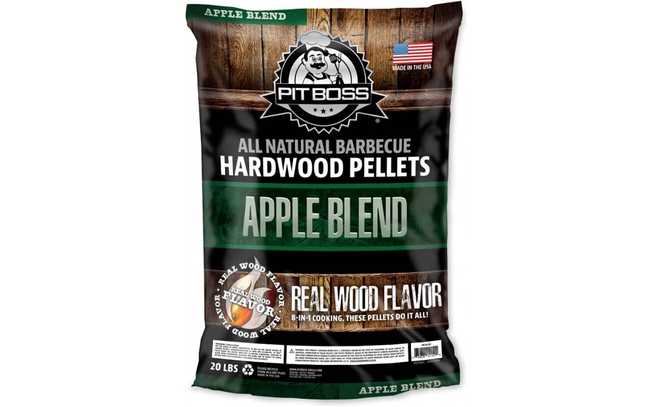 Пеллеты для гриля Pit Boss, яблочный микс, из лиственных пород деревьев, 9кг., 55233