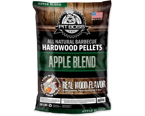 Пеллеты для гриля Pit Boss, яблочный микс, из лиственных пород деревьев, 9кг., 55233