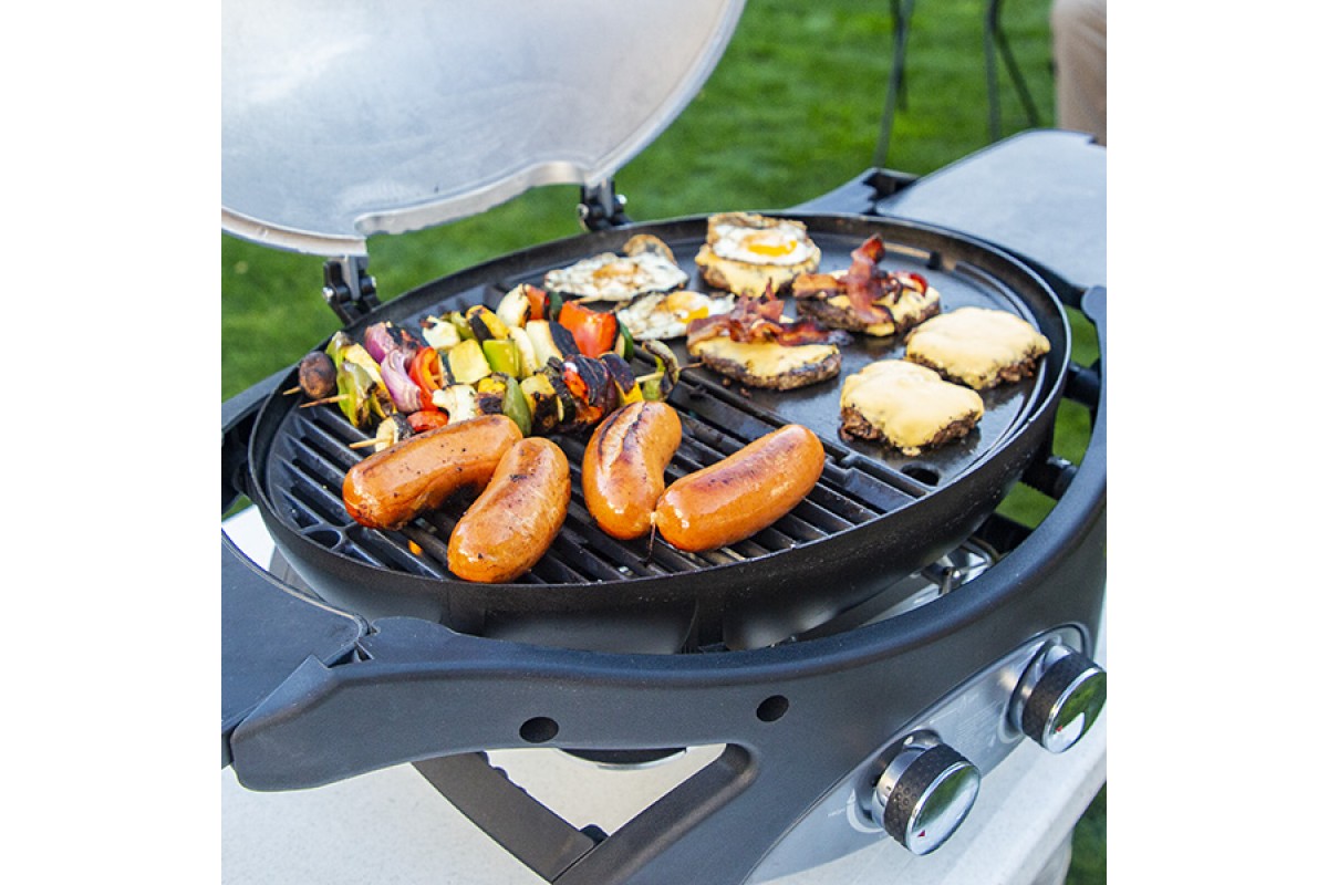 Планча-вставка чугунная для гриля Pit Boss, для Sportsman 2, и других по размеру, двухсторонняя реверсивная, чугун 100%, 40418