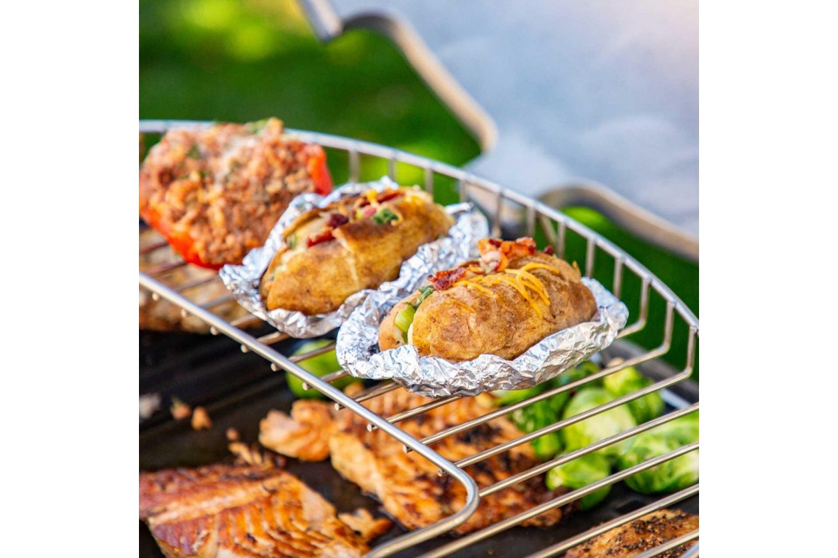 Подставка для подогрева для гриля Pit Boss, для Sportsman 2, и других по размеру, нержавеющая сталь, 40420