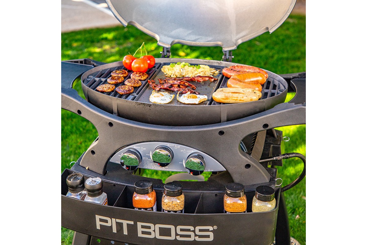 Планча-вставка чугунная для гриля Pit Boss, для Sportsman 3 и других по размеру, центральная, чугун 100%, 40419