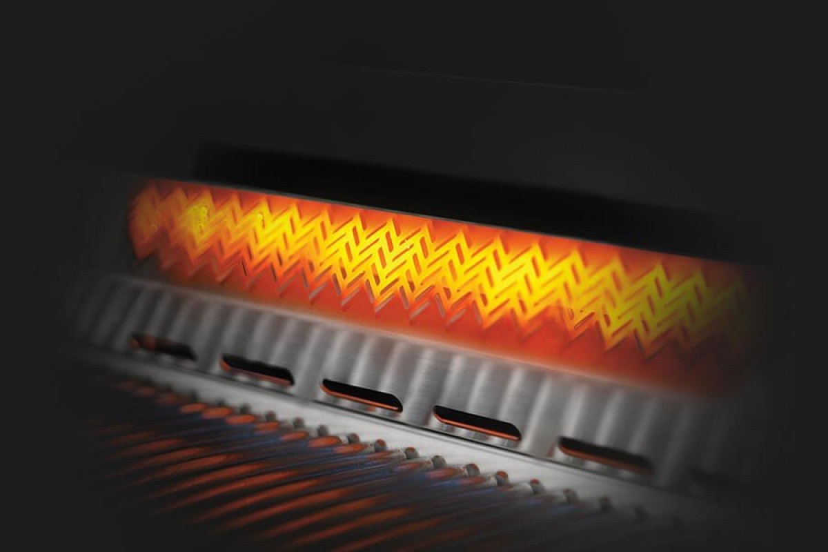 Встраиваемый газовый гриль Napoleon 700 Series BIG44 (6+2 горелки) c вертелом нерж сталь BIG44RBPSS-RC