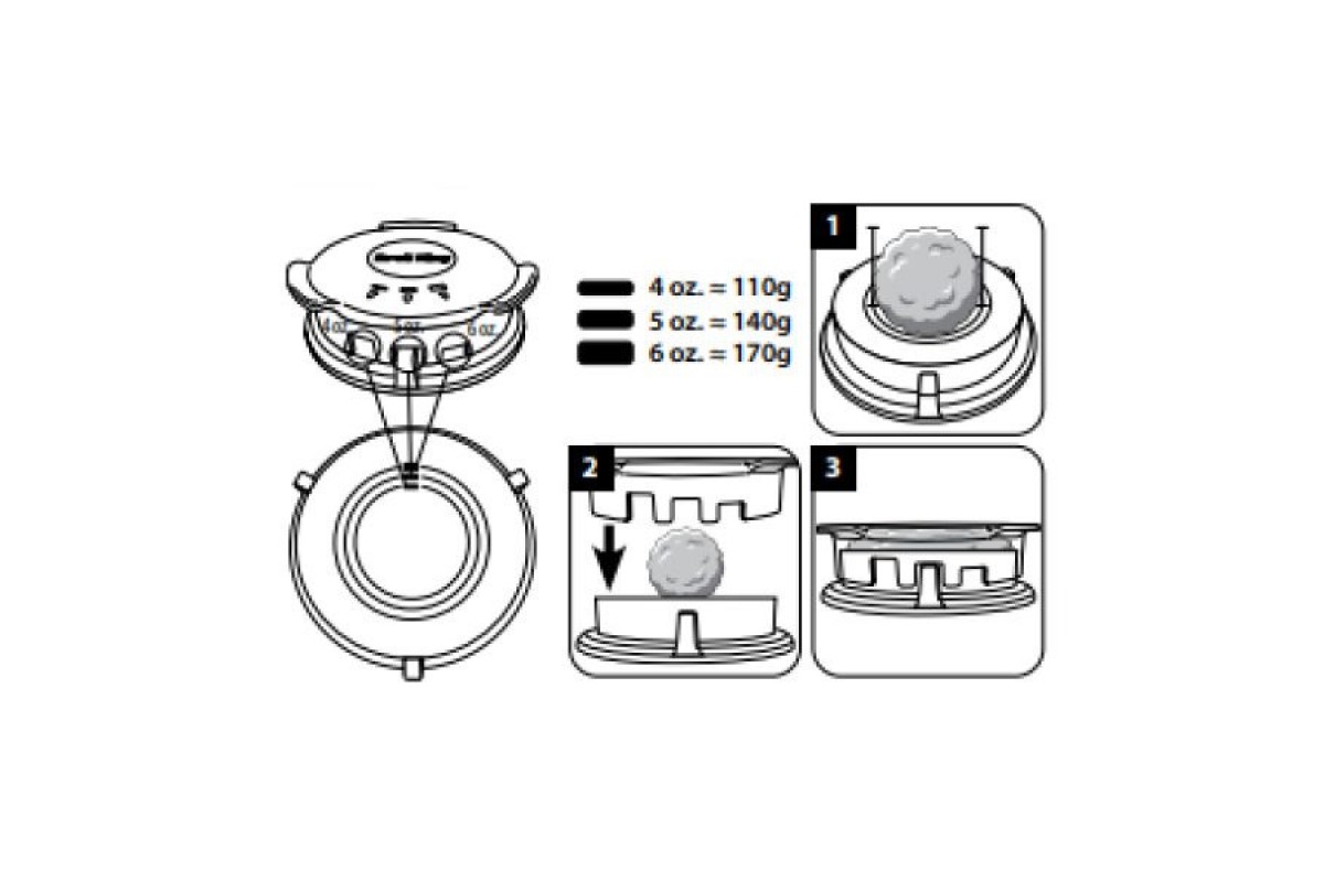 Пресс для бургеров Broil King Deluxe 62475