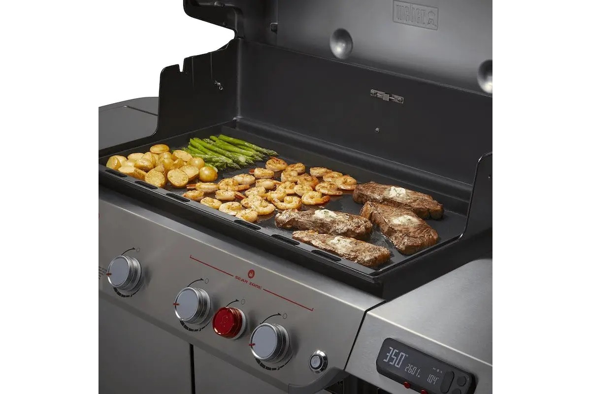 Полноразмерная чугунная планча с фарфоровой эмалью для Genesis серии 400 Weber 6792