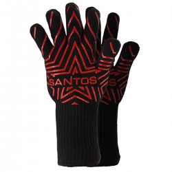 Термостійкі рукавички для гриля SANTOS, до 500 °C, універсальний розмір, 2 шт 708815