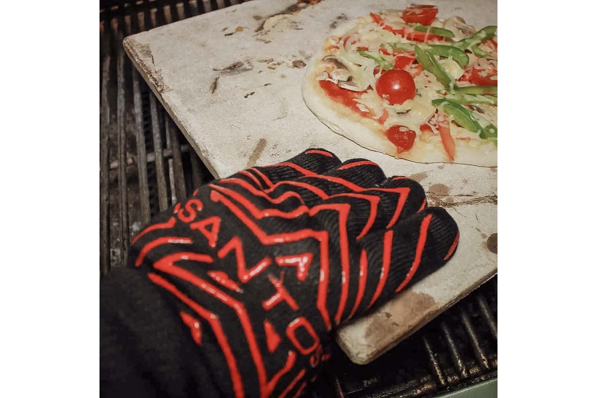 Термостойкие перчатки для гриля SANTOS до 500 °C, универсальный размер, 2 шт 708815