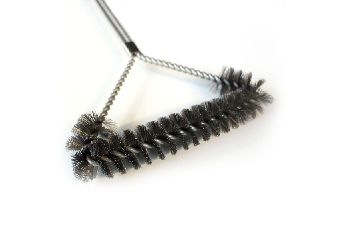 Щетка для гриля SANTOS однорядная, нержавеющая сталь, 45 см 458