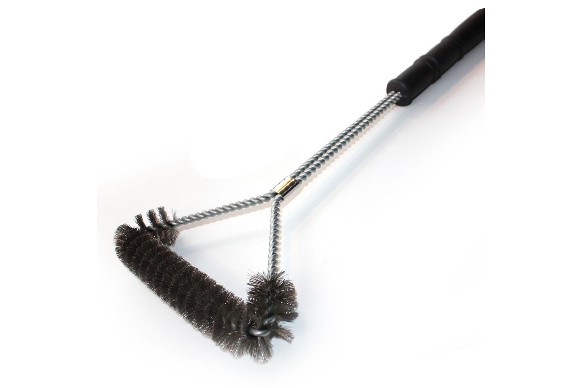 Щетка для гриля SANTOS однорядная, нержавеющая сталь, 45 см 458