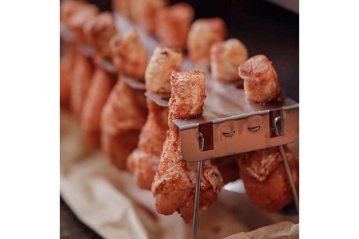 Стойка для куриных ножек SANTOS, нержавеющая сталь 899041