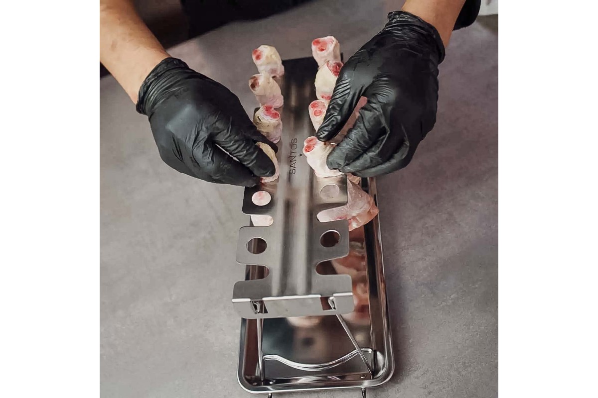 Стойка для куриных ножек SANTOS, нержавеющая сталь 899041