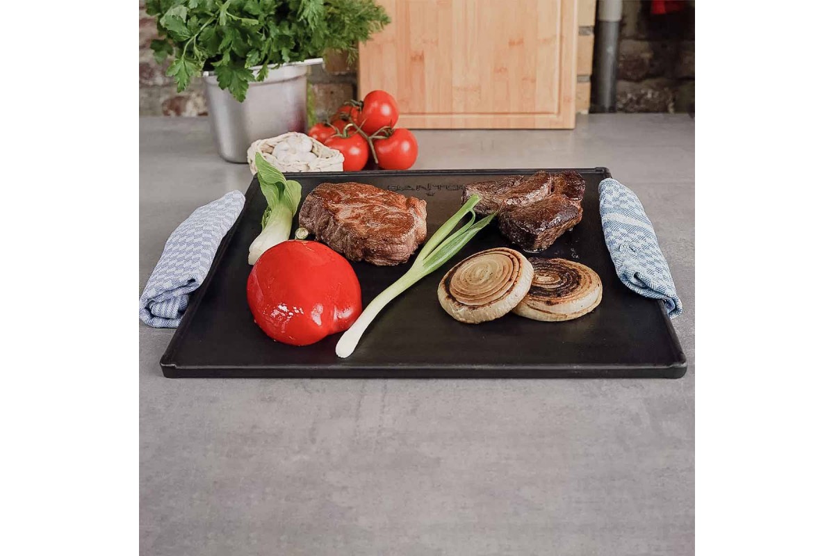 Плита-планча чугунная SANTOS для грилей S-серии, 43 x 37,5 см 230636