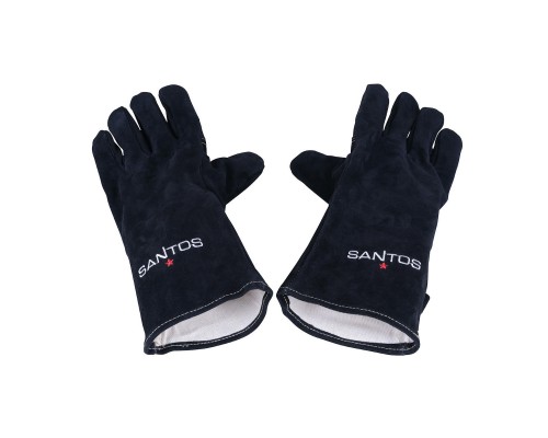 Термостійкі шкіряні рукавички для гриля SANTOS, 2 шт 900181
