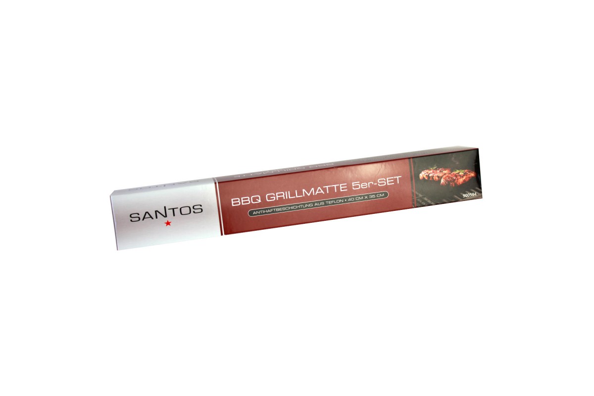 Антипригарні килимки для гриля SANTOS 40 х 35 см, 5 шт 900594