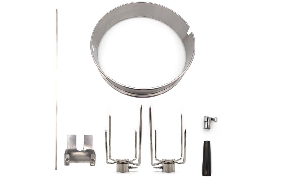 Вертіль для вугільних грилів SANTOS Premium Ø 57 см нержавіюча сталь 898952