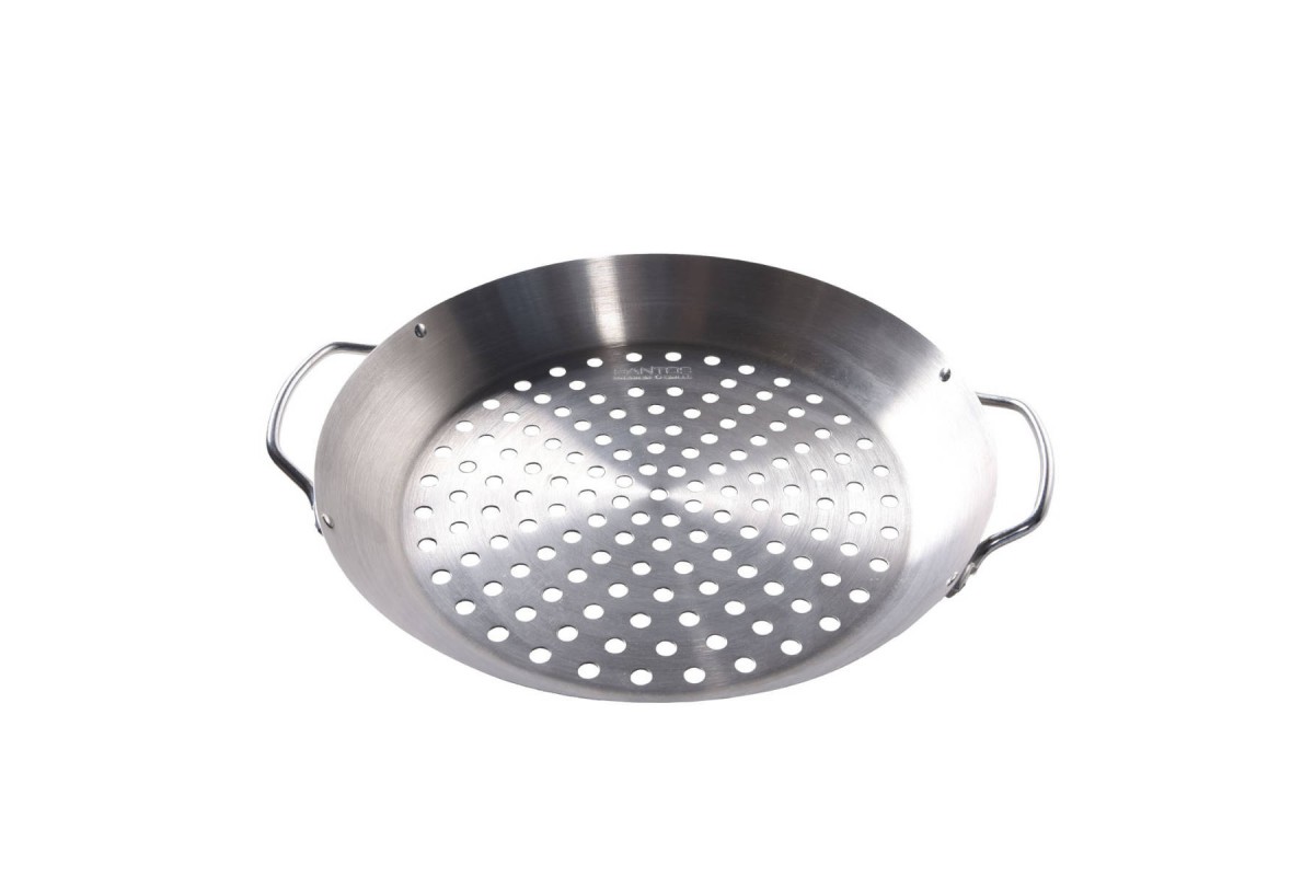 Стійка для курки з перфорованим піддоном SANTOS, нержавіюча сталь, Ø 30 см 866