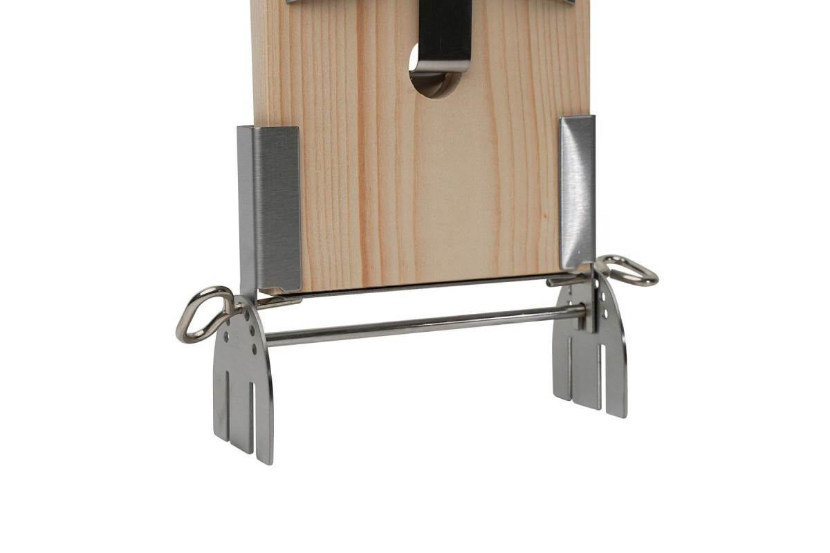 Стойка для рыбы с кедровой дощечкой SANTOS, нержавеющая сталь 236935