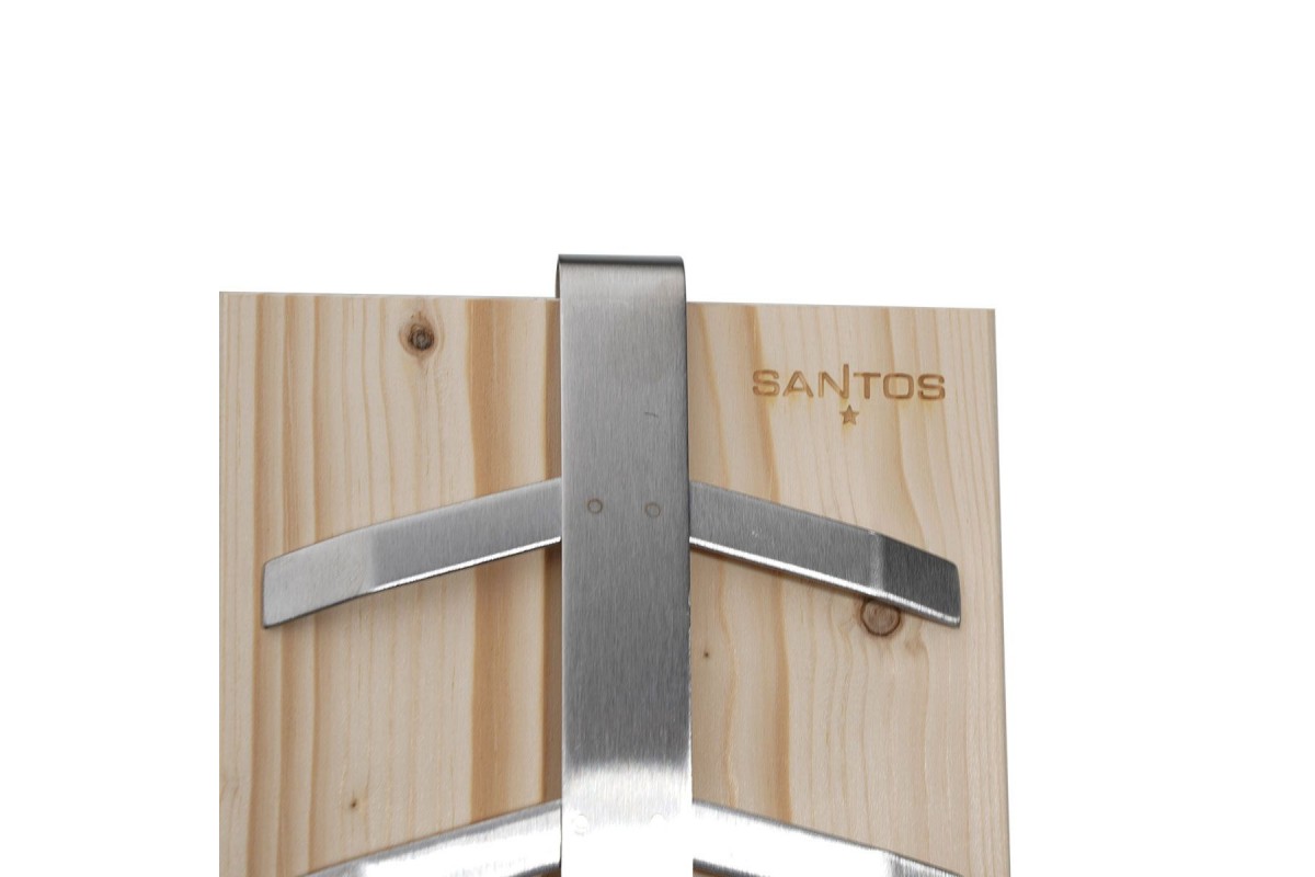 Стойка для рыбы с кедровой дощечкой SANTOS, нержавеющая сталь 236935