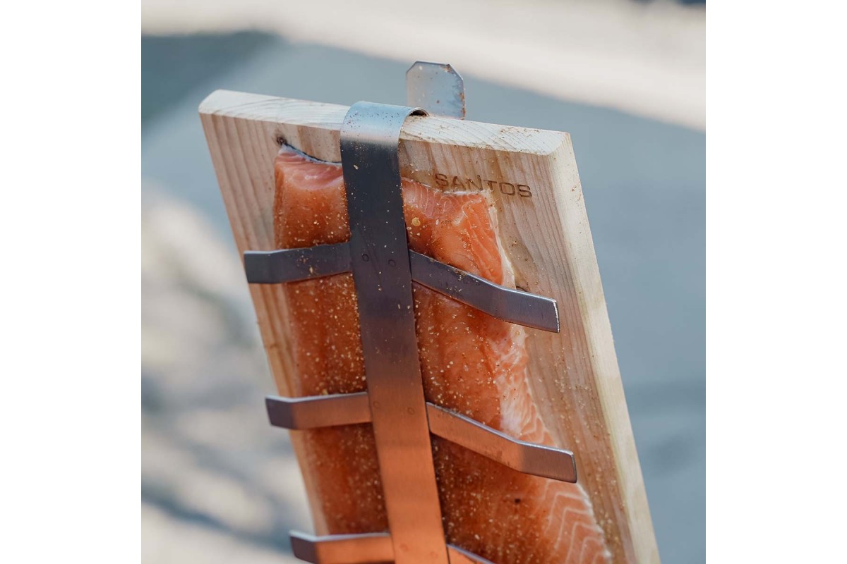 Кедровая дощечка к стойке для рыбы SANTOS, 236942