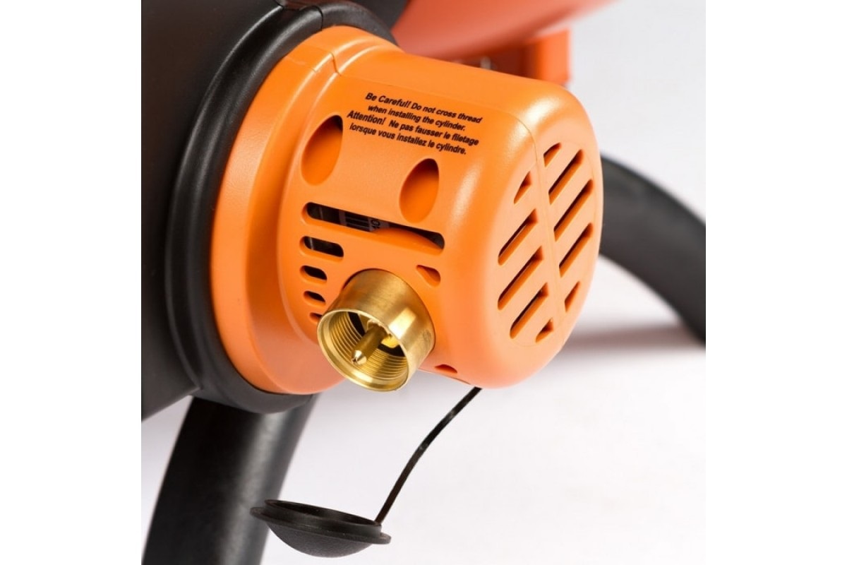 КОМПЛЕКТ Портативный переносной газовый гриль O-GRILL 500, оранжевый + шланг в подарок!