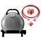 КОМПЛЕКТ Портативный переносной газовый гриль O-GRILL 600T, серебро + шланг в подарок!