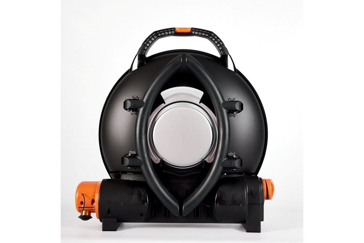 КОМПЛЕКТ Портативний переносний газовий гриль O-GRILL 900, чорний + шланг в подарунок!