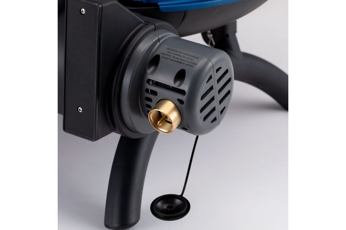 КОМПЛЕКТ Портативный переносной газовый гриль O-GRILL 900, синий + шланг в подарок!