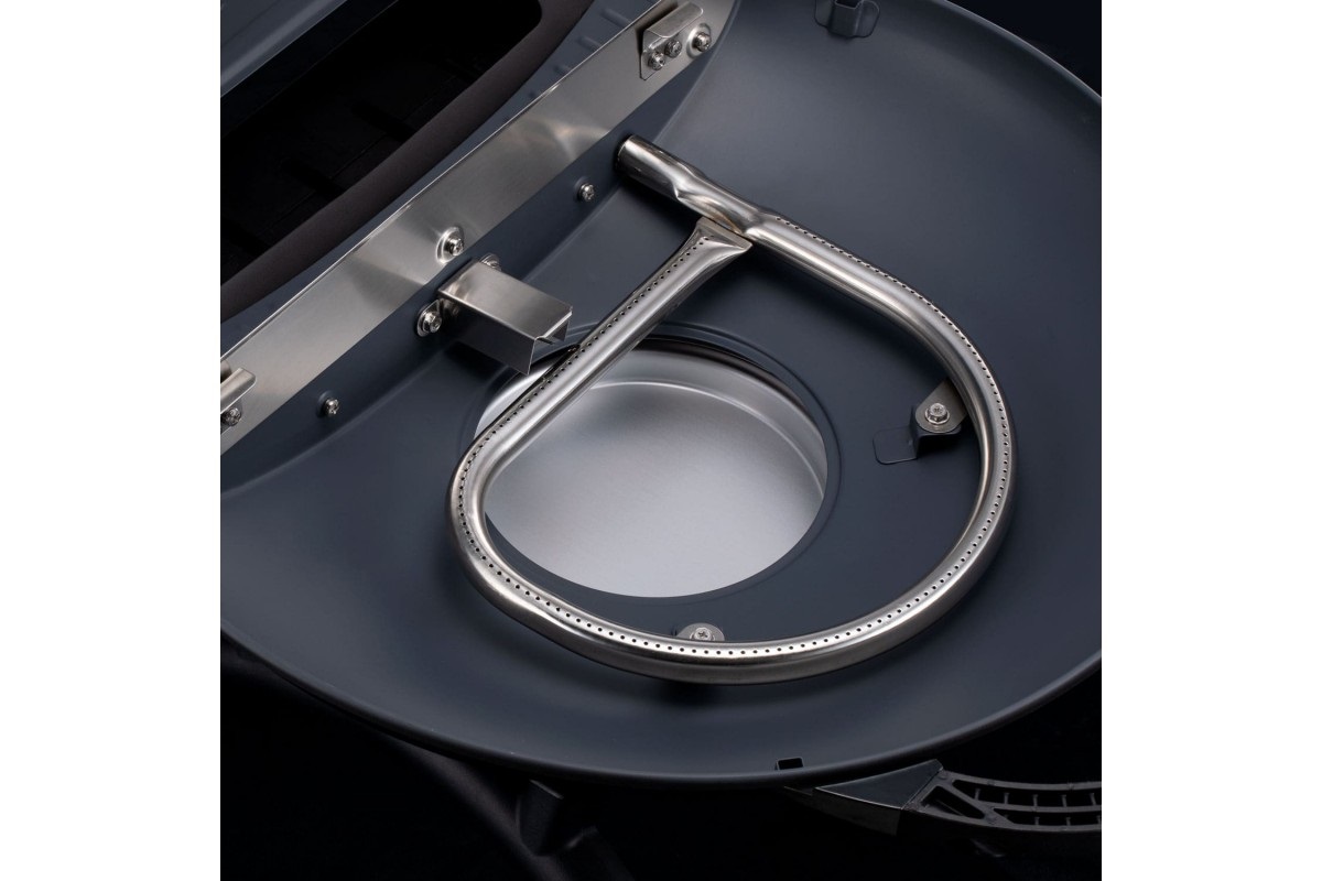 КОМПЛЕКТ Портативный переносной газовый гриль O-GRILL 900, синий + шланг в подарок!