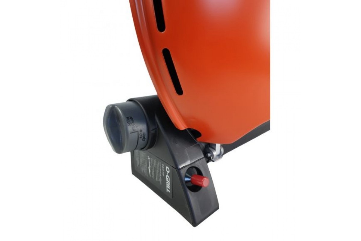 КОМПЛЕКТ Портативный переносной газовый гриль O-GRILL 900, оранжевый + шланг в подарок!