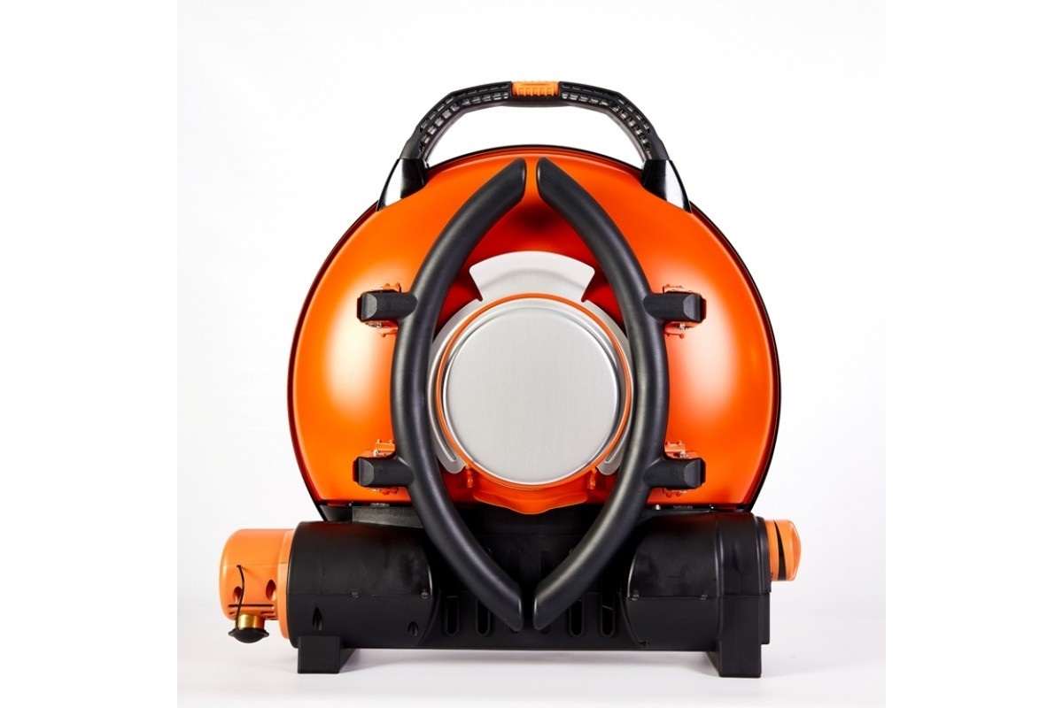 КОМПЛЕКТ Портативный переносной газовый гриль O-GRILL 900, оранжевый + шланг в подарок!