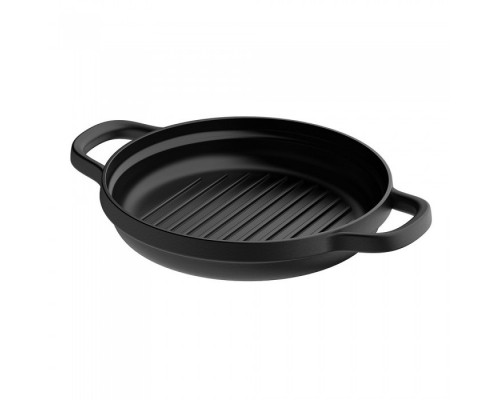 Сковорода-гриль BergHoff Leo Graphite с двумя ручками, чугун, диам. 26 см, 2,1 л 3950467