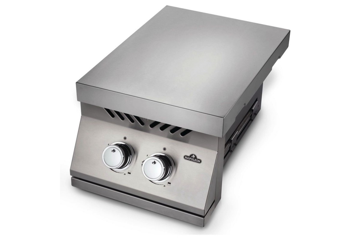 Двойная горелка для встраивания с крышкой из нержавеющей стали Napoleon 500 Series BI12RTPSS-CE