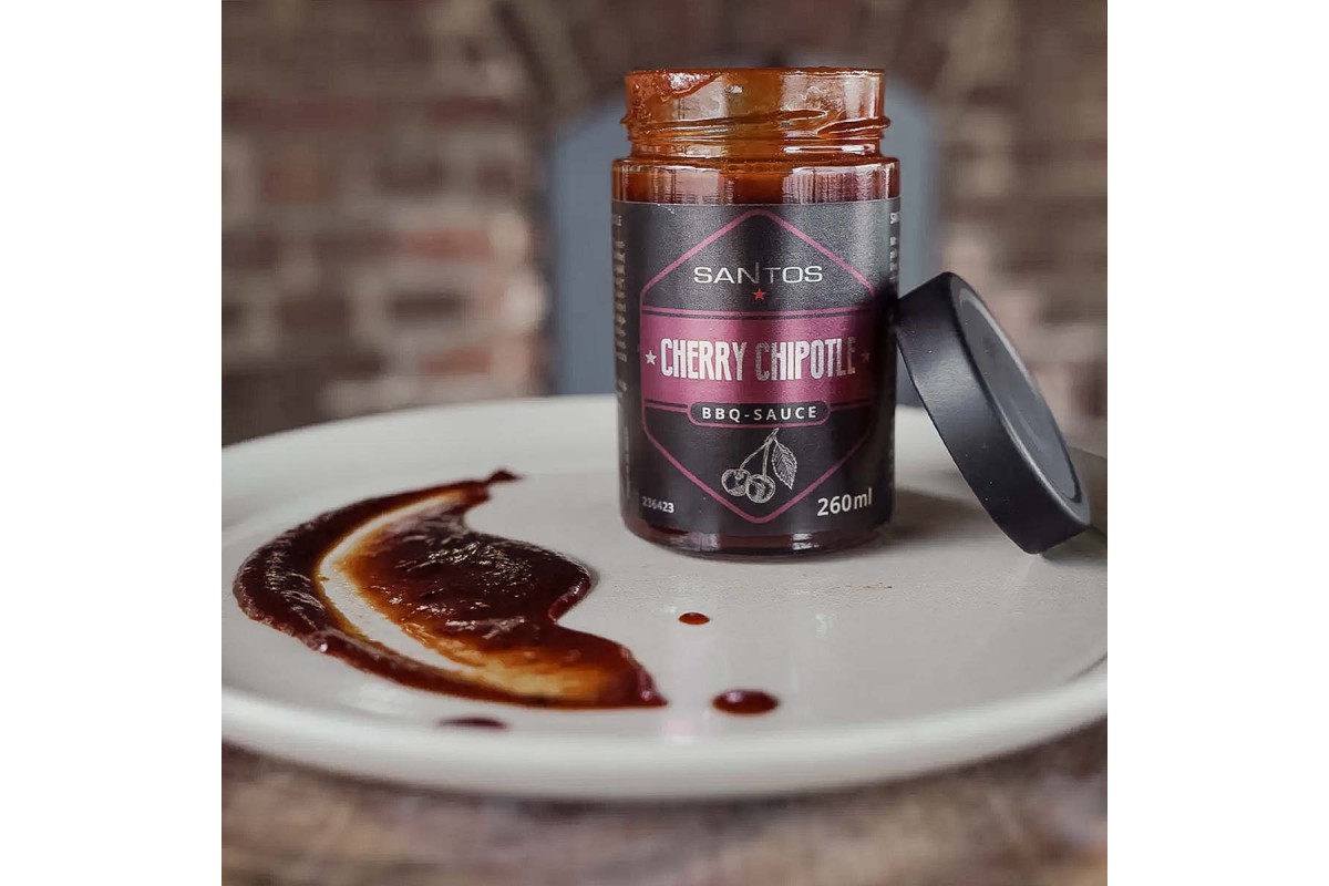 Барбекю соус SANTOS Cherry & Chipotle (Вишня и Чипотле) , 260мл 236423
