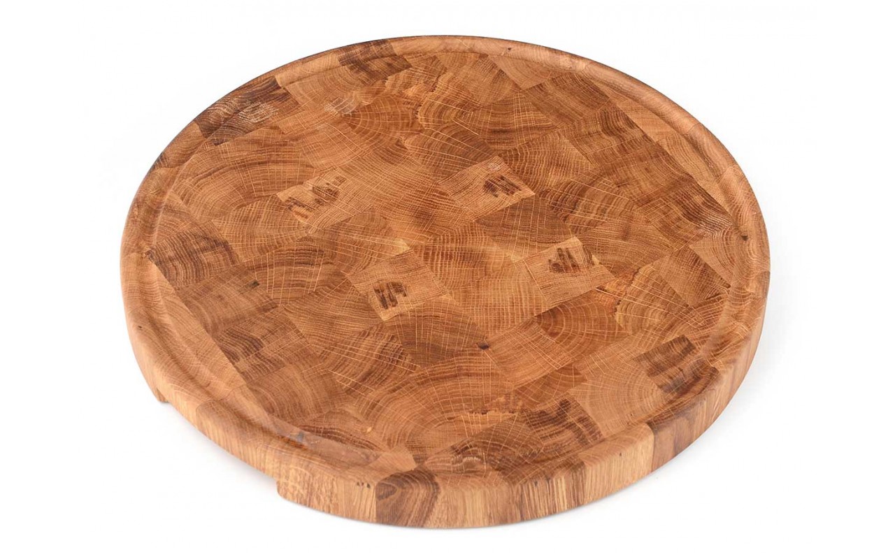 Дошка професійна кругла дуб 40*40*4 см GRILLI 77009810