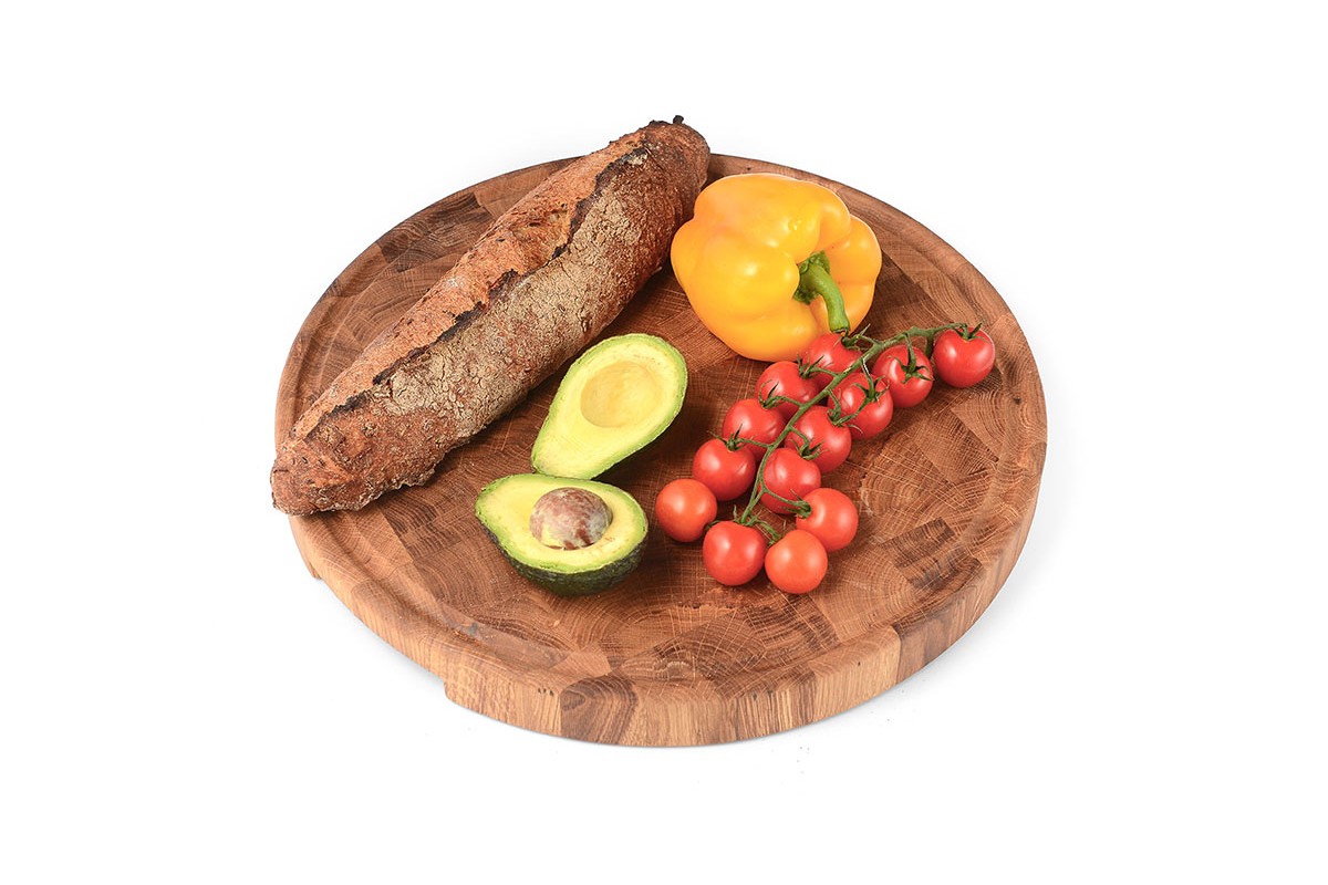Дошка професійна кругла дуб 40*40*4 см GRILLI 77009810