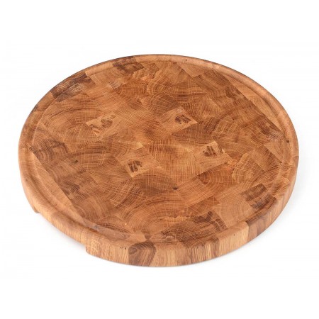 Дошка професійна кругла дуб 40*40*4 см GRILLI 77009810